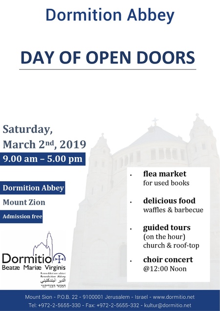 Tag des offenen Klosters (2. März 2019)