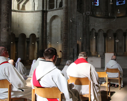Primizmesse von Pater Josef in Groß St. Martin/Köln (Bildrechte bei Markus M. Brandt/Seminar St. Lambert)